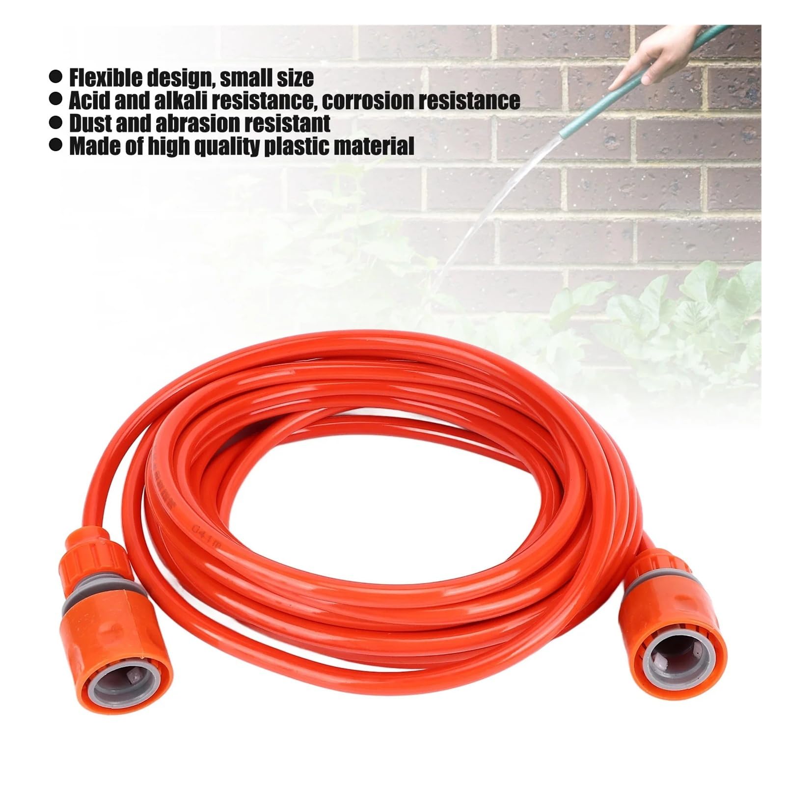 Manguera de jardín de alta presión de 6M Tubería de agua flexible suave | Manguera de jardín de plástico flexible con alta resistencia a la presión.