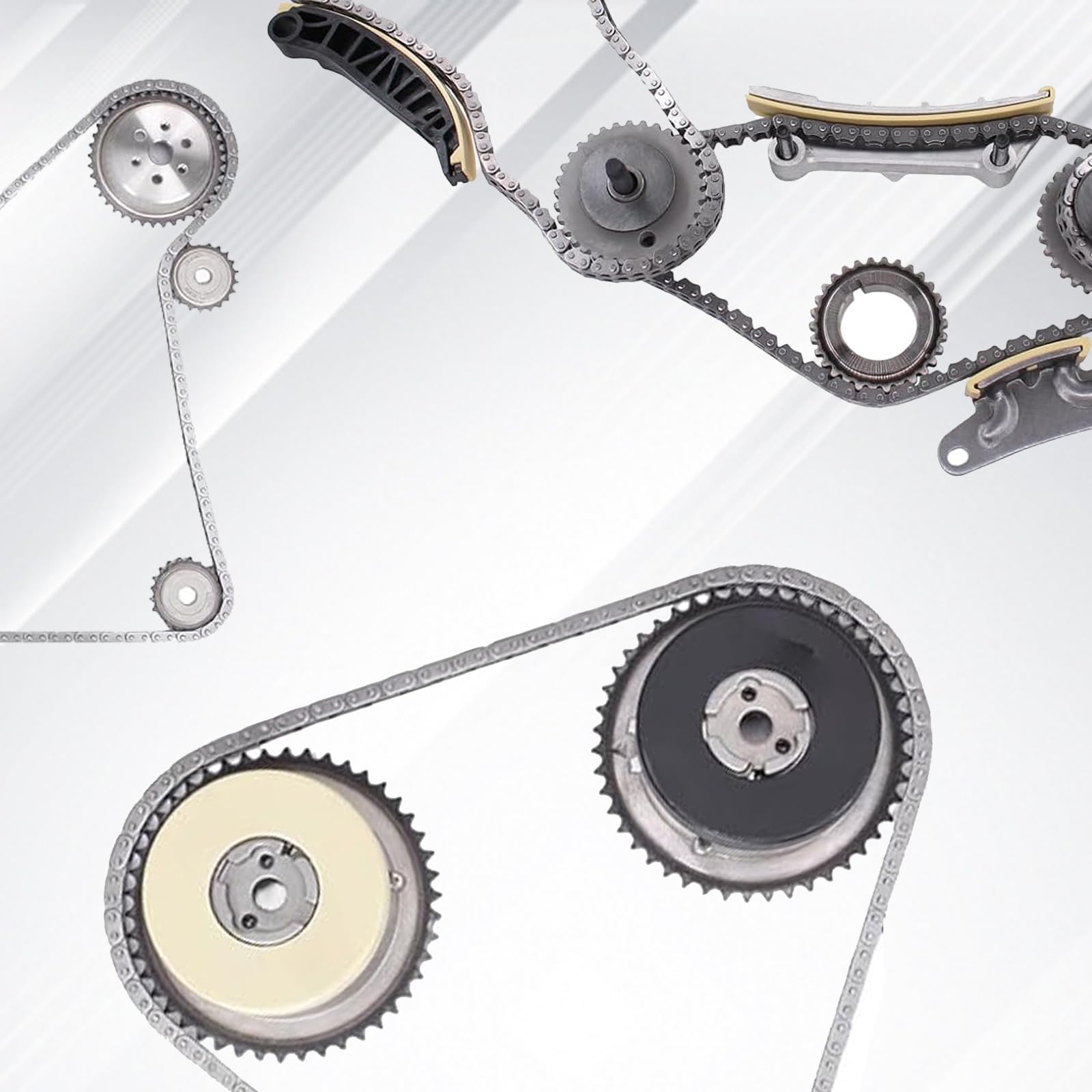 Complete Engine Timing Chain & Gasket Kit With Water Pump – Fits Chevy, Buick, GMC 2.2L & 2.4L