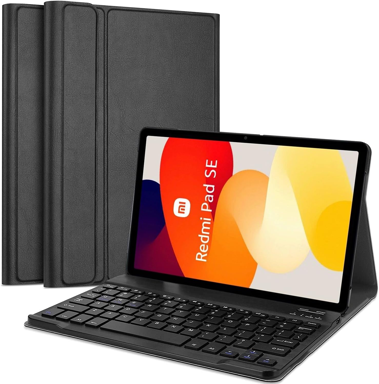 HOM Tri Fold Wireless Bluetooth Keyboard with Detachable Tablet Case Cover for Redmi Pad SE 11 inch Tablet (B0DFPQ84LJ) Amazon Price History, Amazon Price Tracker