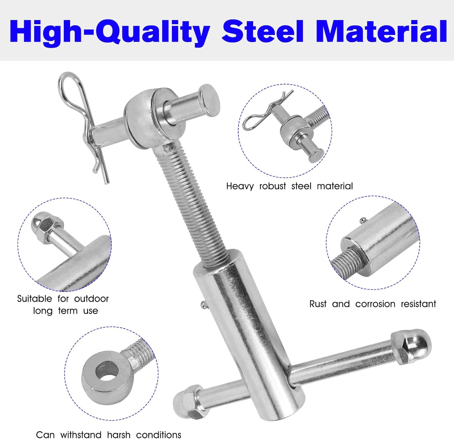 Tailgate Latch Assembly TGL3410HDW Replacement Dump Truck Tailgate Latch TGL34SBR TGL3410 TGL3410ST Trailer Tailgate Locks,Steel Heavy Dump Truck Tailgate Lock Assembly Kit