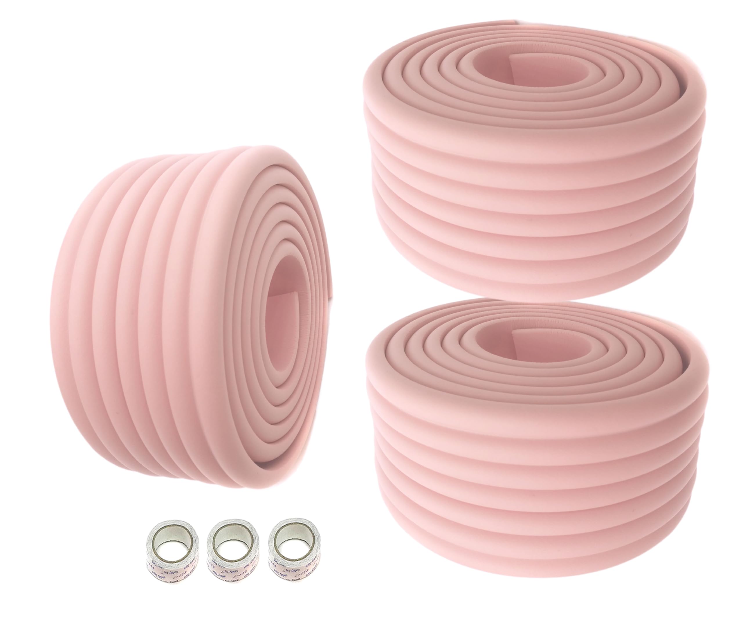 HIMRY Universal Protector Espuma, 200cm x 80mm x 8mm Multiusos anticolisión Protección Espuma Rollo para Bebés niños, No Tóxico, Seguridad Protectores Superficie & Bordes, Rosado, KXD7002-pink — view 23