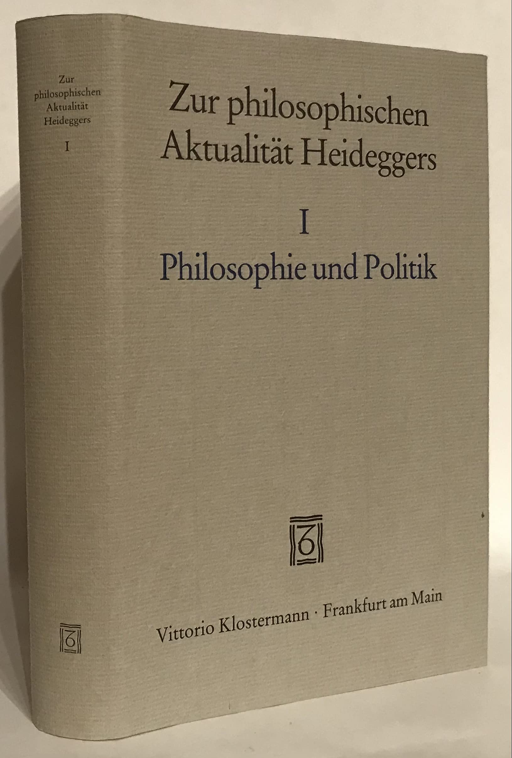 Philosophie und Politik, Bd 1