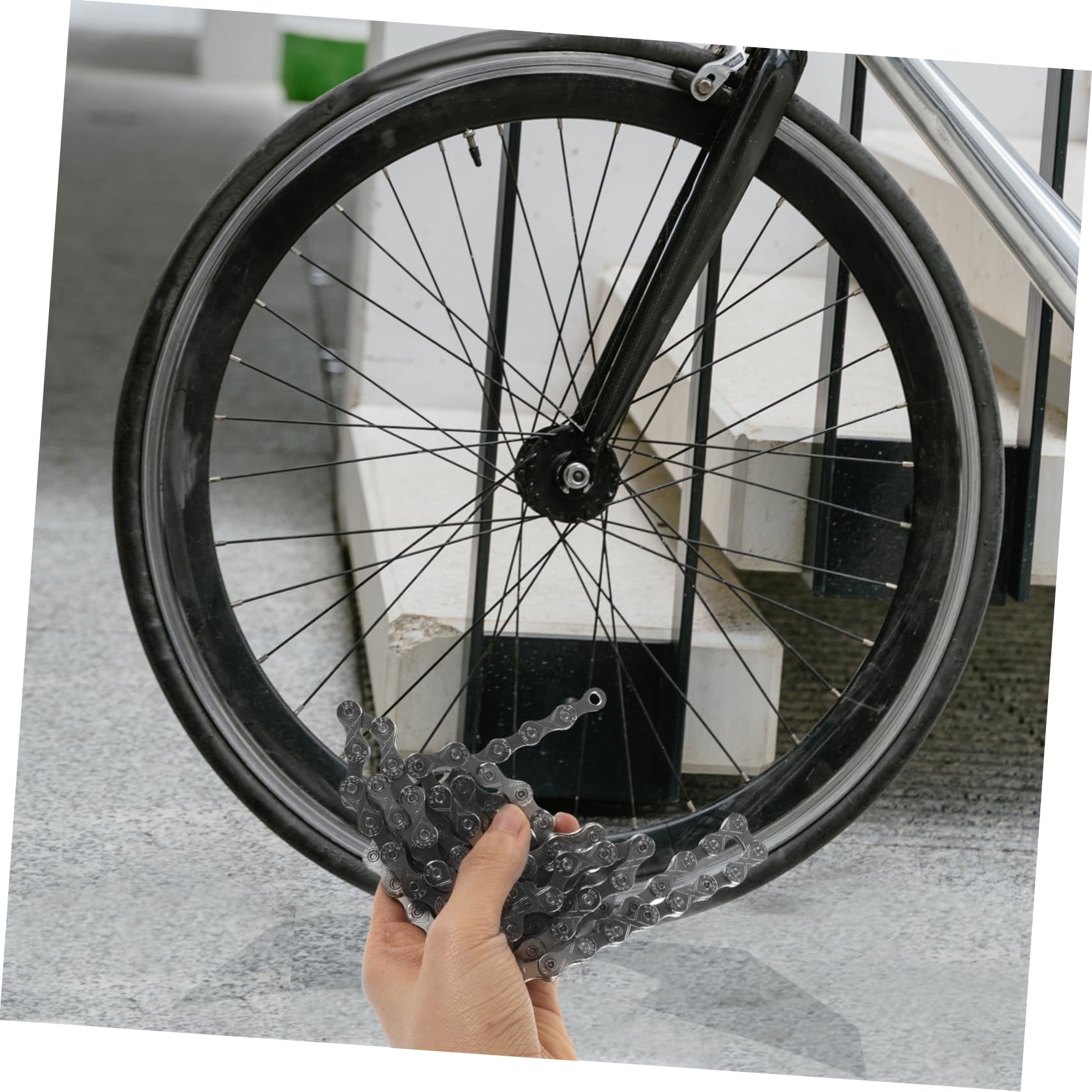 Cadena para Bicicleta de Montaña 10 Velocidades Aleación Plateada