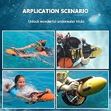 Véhicule sous-Marin à Propulsion de plongée en Scooter de mer, Scooter sous-Marin 300 W/500 W, Un Puissant Booster de plongée et de Natation pour des Aventures Aquatiques inoubliables,500W - 6