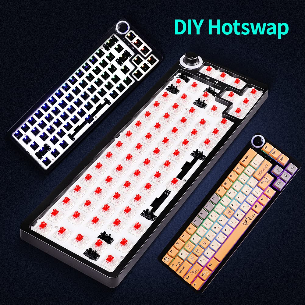 CIY X77 HotSwappable Mechanical Keyboard/RGB Gaming Keyboard/USB C