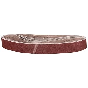 25 mm x 1067 mm Sanding Belt Pack of 10 Sanding Belts 100 Grit Knife Sharpener Belts Work Sharpening for Belt Sanders Knives Carving Tool Metalworking