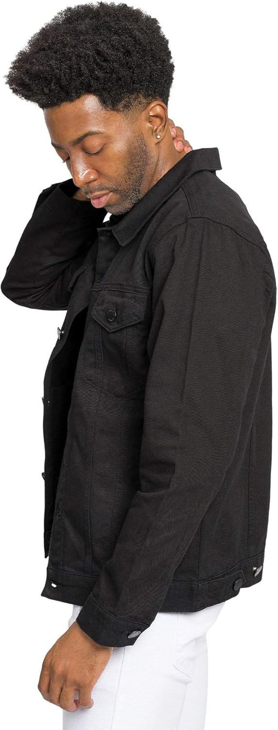 VICTORIOUS Men's Distressed Denim Jacket - Image 5