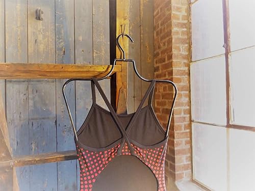 Miniatura 10 de NAHANCO BFWC12 - Colgador de traje de baño con forma de cuerpo de alambre para mujer, cromado (paquete de 12)