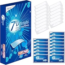 Whitening Whitening Sheets Tooth Brushing Tape - Achieve Brilliant White Teeth in 21 Days (21-day supply, 42 sheets included)