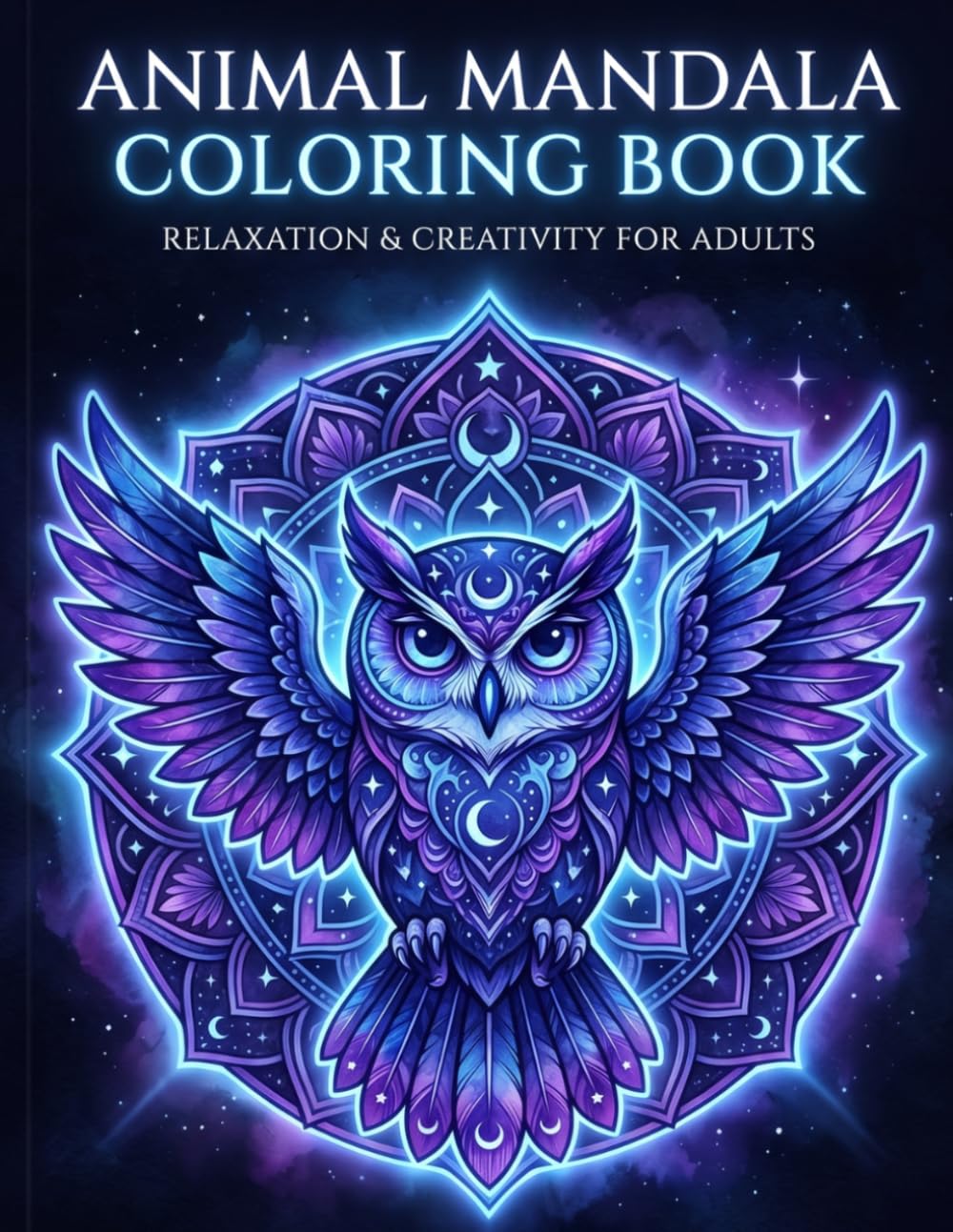 Animal Mandala Coloring Book: 50 Beautiful & Relaxing Designs for Stress Relief and Creative Calm