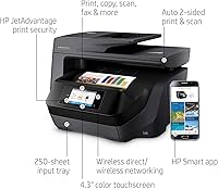 Vista 3 de Impresora multifunción HP OfficeJet 8720., Negro