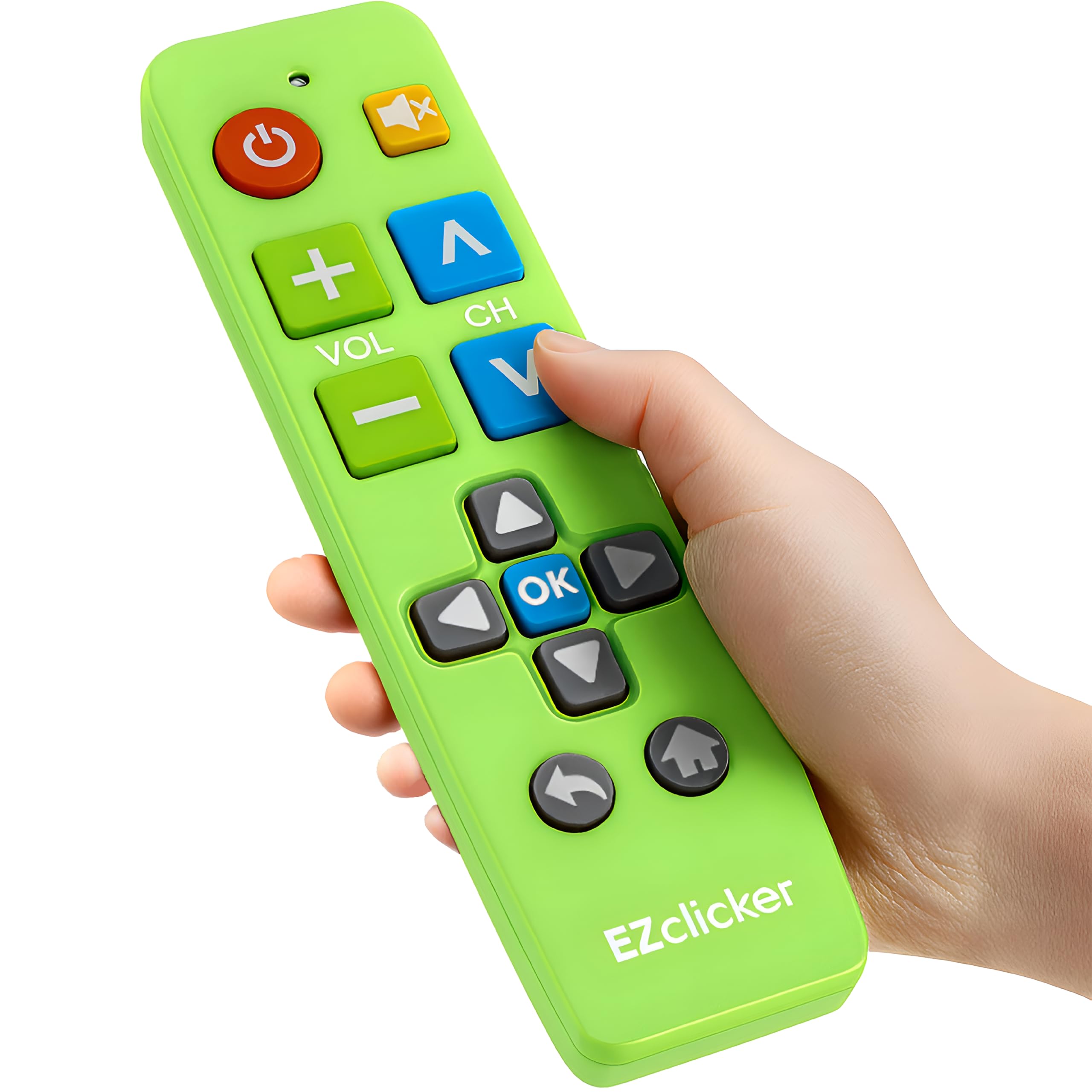Samsung Replacement TV Remote Compatible with Samsung TV's ONLY (Green) Big Button TV Remote Control, Simplified and Easy to Use (2xAAA Batteries not