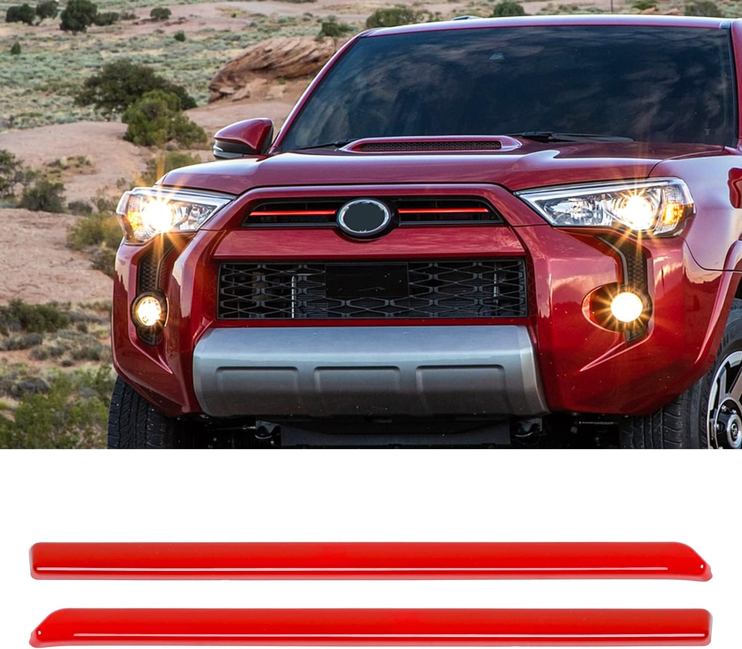 Amazon.com: Hoolcar Front Center Grille Insert Cover Trim ABS Middle ...