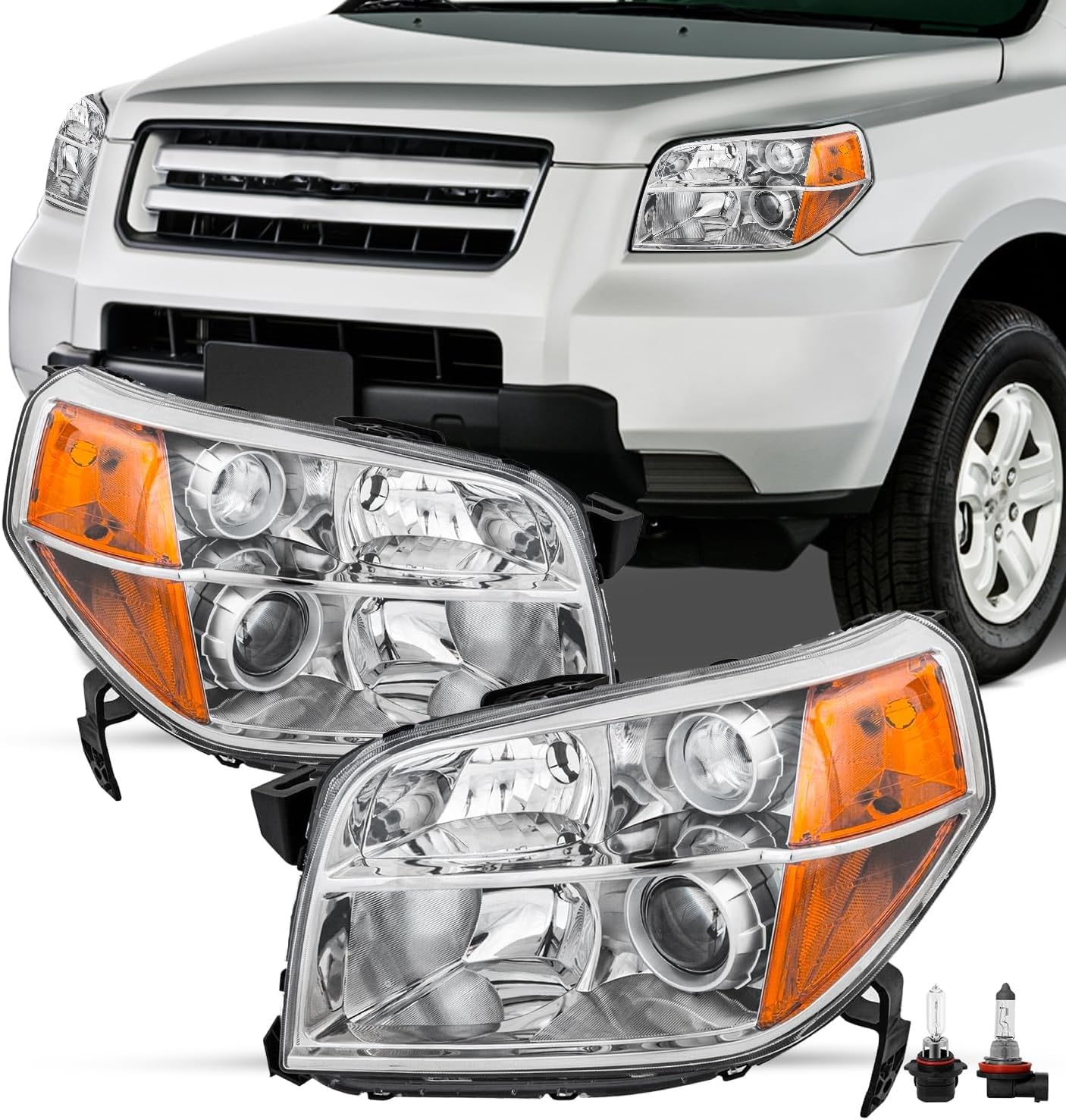 Amazon.com: SOCKIR Headlight Assembly Replacement Pair for 2006 