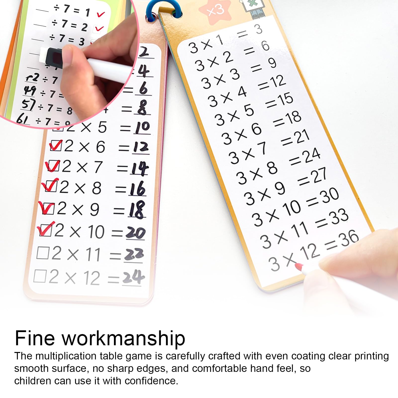 Cartes d'Apprentissage - les Tables de Multiplication - Znu - Livres Cartes d'Apprentissage - les Tables de Multiplication - Znu - Livres
