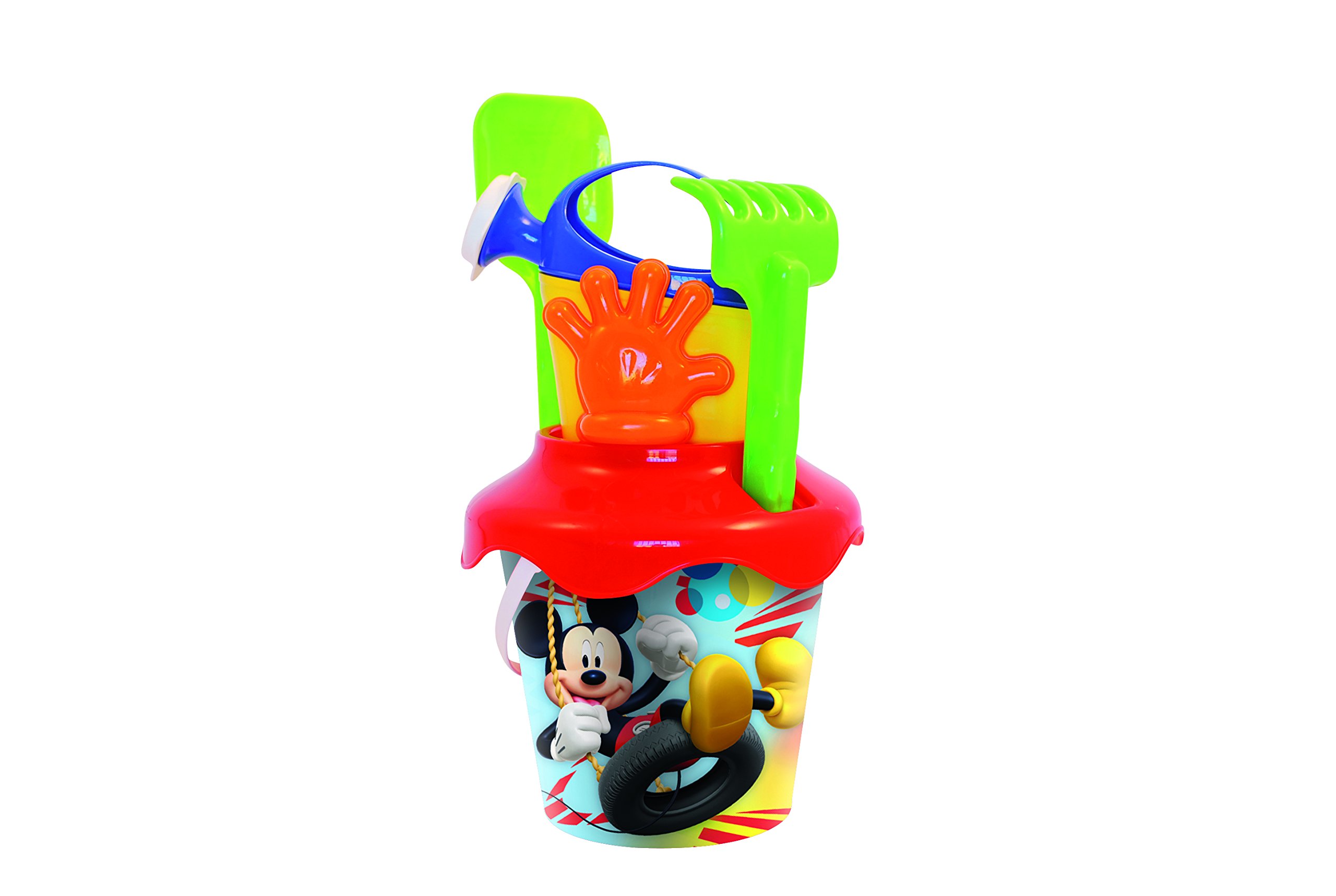 Disney Junior 690 Mickey & Friends Disney Mouse Club House - Juego de Cubos con regadera, 18 x 31 cm