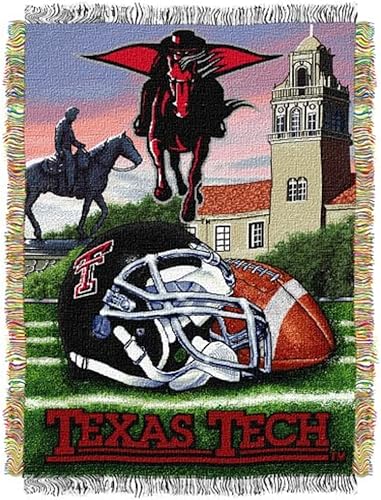 NCAA "Home Field Advantage" - cobija de tela con licencia oficial, 48 x 60 pulgadas, multicolor