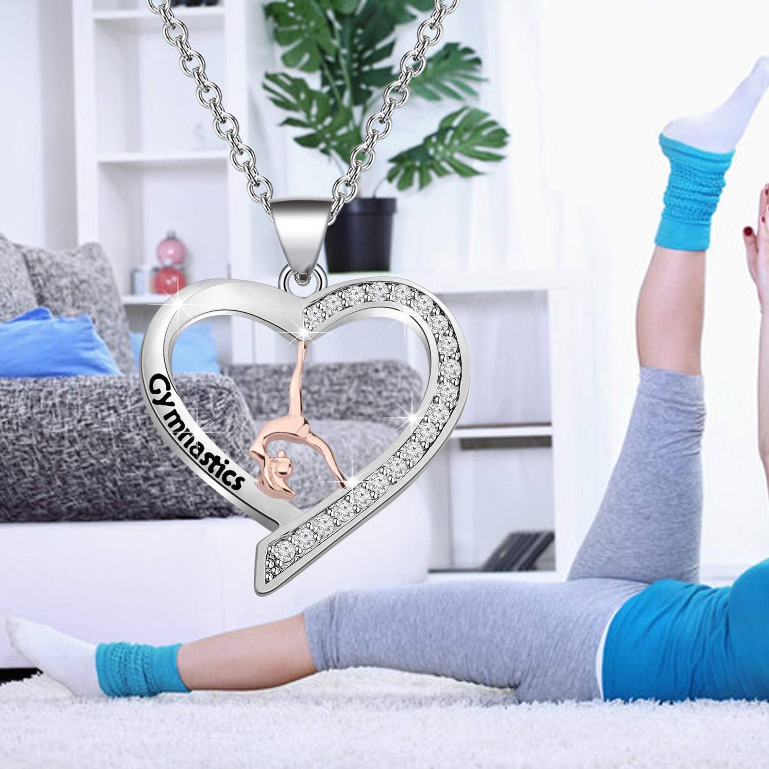 FUSTMW Gymnastist Necklace gifts Gymnast Jewelry Gymnastics Team gifts for gymnastics coaches - Image 7