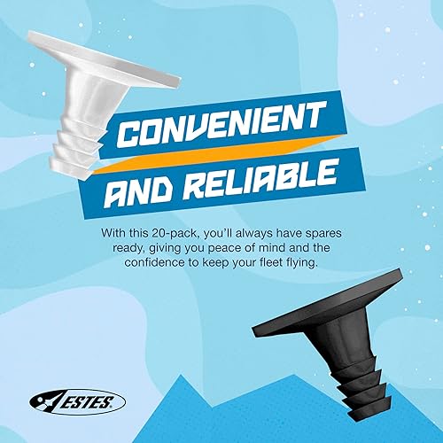 Miniatura 4 de Estes C11, D, E Enchufe de encendido, blanco/negro