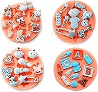 Vista 11 de Mity rain 3 moldes de letras para fresas cubiertas de chocolate, molde de silicona en mayúsculas y minúsculas para hacer dulces, gomitas, galletas