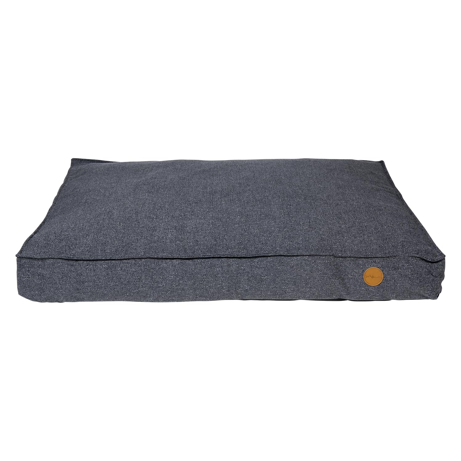 JACK AND VANILLA – Cama ortopédica para Perros JV Hampton – Cesta para Perros con articulaciones frágiles – Gris Oscuro, XL, 120 x 80 x 15 cm