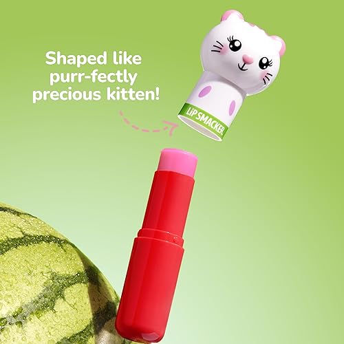Miniatura 3 de Lip Smacker Lippy Pals Bálsamos labiales hidratantes y suavizantes, hidratan y protegen, divertidos sabores, sin crueldad animal y vegano, gatito