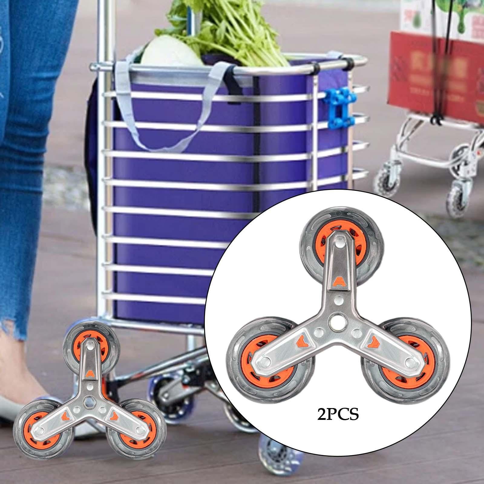 Treppensteiger Einkaufswagen mit Rollen - Müheloses Einkaufen und einfache Treppennavigation, stabiles und zuverlässiges Design