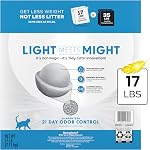 Purina Tidy Cats Lightweight Instant Action, Odor Control, Multi-Cat, Clumping, 99.9 Percent Dust Free Cat Litter - 17 lb. Box