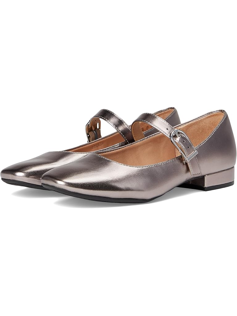 Pewter LifeStride Cameo MJ Mary Jane Flats