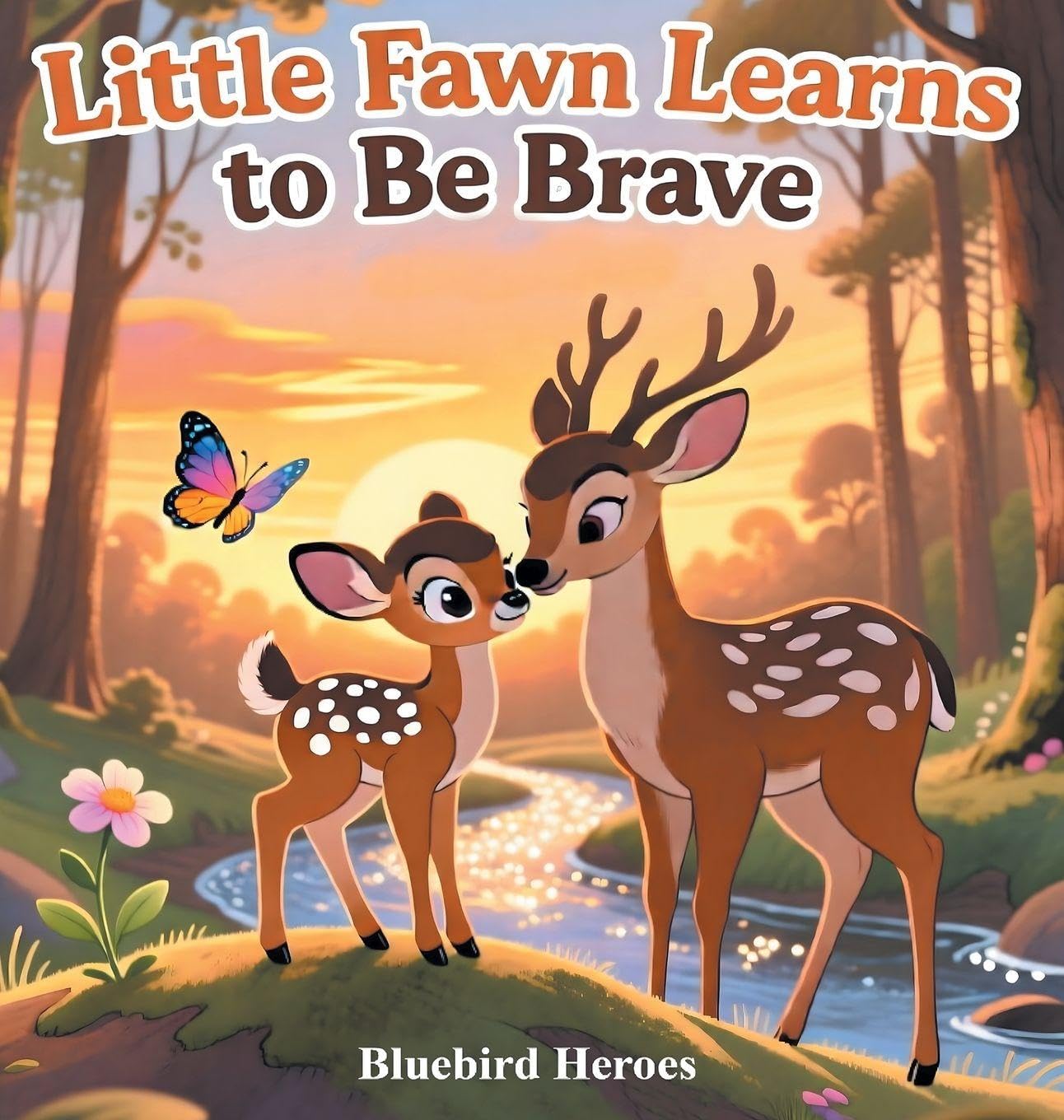 Little Fawn Learns to Be Brave: Bedtime Story for Children Ages 3-5 About Overcoming Fears and Trying New Things