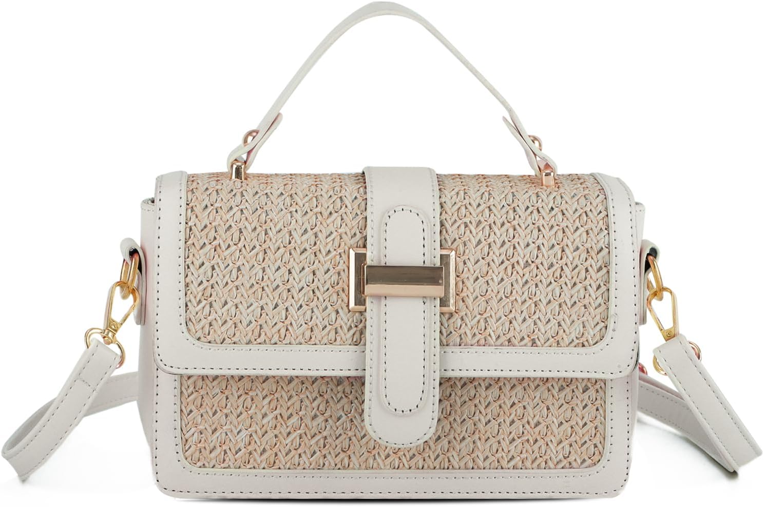 Emprier Summer Straw Crossbody Bags for women Trendy Woven Handbags Straw Clutch purses for Vacation