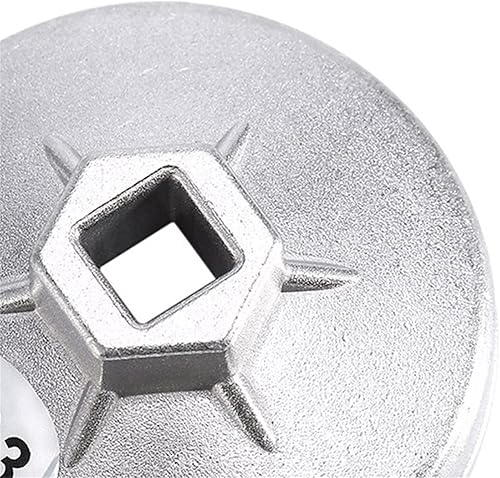 Miniatura 3 de 2.913 in 14 Flauta de aceite de aluminio giratorio en el filtro de extracción de Copa Llave de filtro Llave de filtro de cartucho Herramienta de