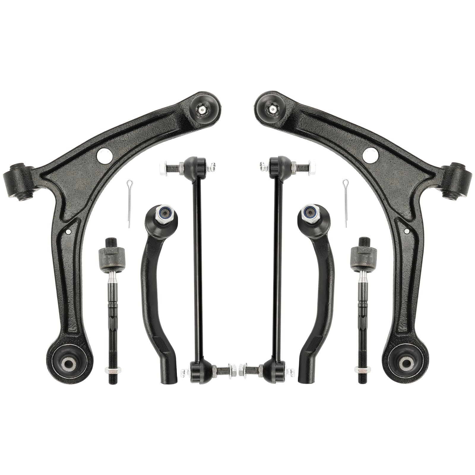 Control Arm,KAC Front Lower Automotive Control Arms Suspension Kit Compatible with MDX 2001-2005, Pilot 2003-2005 Replace K621349 K621350 ES3717 ES3716 EV471 K90349