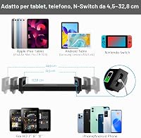 Suport de podea flexibil Lucky Trip cu gât de lebădă și rotație la 360 de grade pentru iPad Mini, Air, Pro, iPhone și tablete de 4,5-12,9 inchi 5