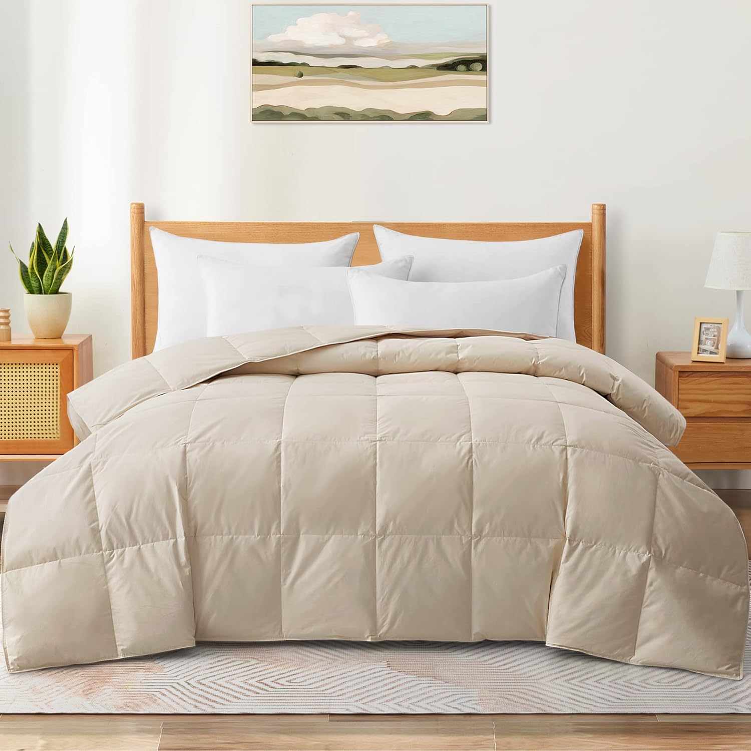 puredown® Organic Cotton Down Comforter, Bedding Duvet