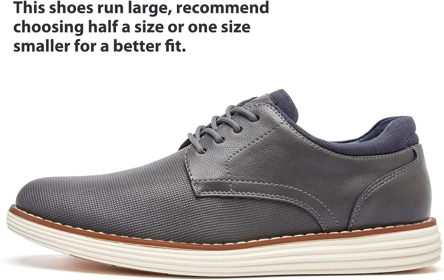 Men's Lightweight Dress Shoes Casual Dress Sneakers Business Casual Shoes Work Office Walking Oxfords - Image 3