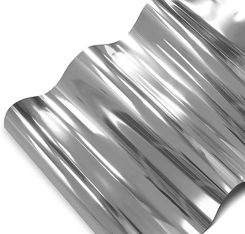 Miniatura 2 de VViViD - Vinilo plateado de espejo cromado, calcomanía de película autoadhesiva, sin burbujas ni aire, de 3 mil