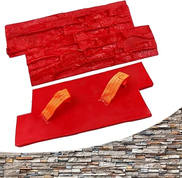 Concrete Stamps Cement Imprint Texture Concrete Stamp Molds Decorative Granite Mat Slate Seamless Texture Stamp for Wall Floor Courtyard Park Path