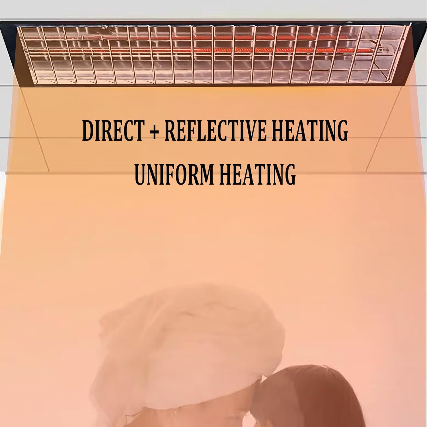 INTSUPERMAI 1000W Infrared Single Tubes Paint Curing/Baking Lamp Heater, 220V Short-Wave Infrared Paint Heating lamp, for Automotive Baking, Heating, Drying, Physical Therapy