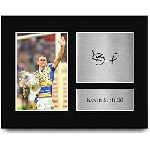 HWC Trading Kevin Sinfield Rhinos Gifts Printed Signed Autograph Picture for Rugby League Fans - US Letter ID-007022