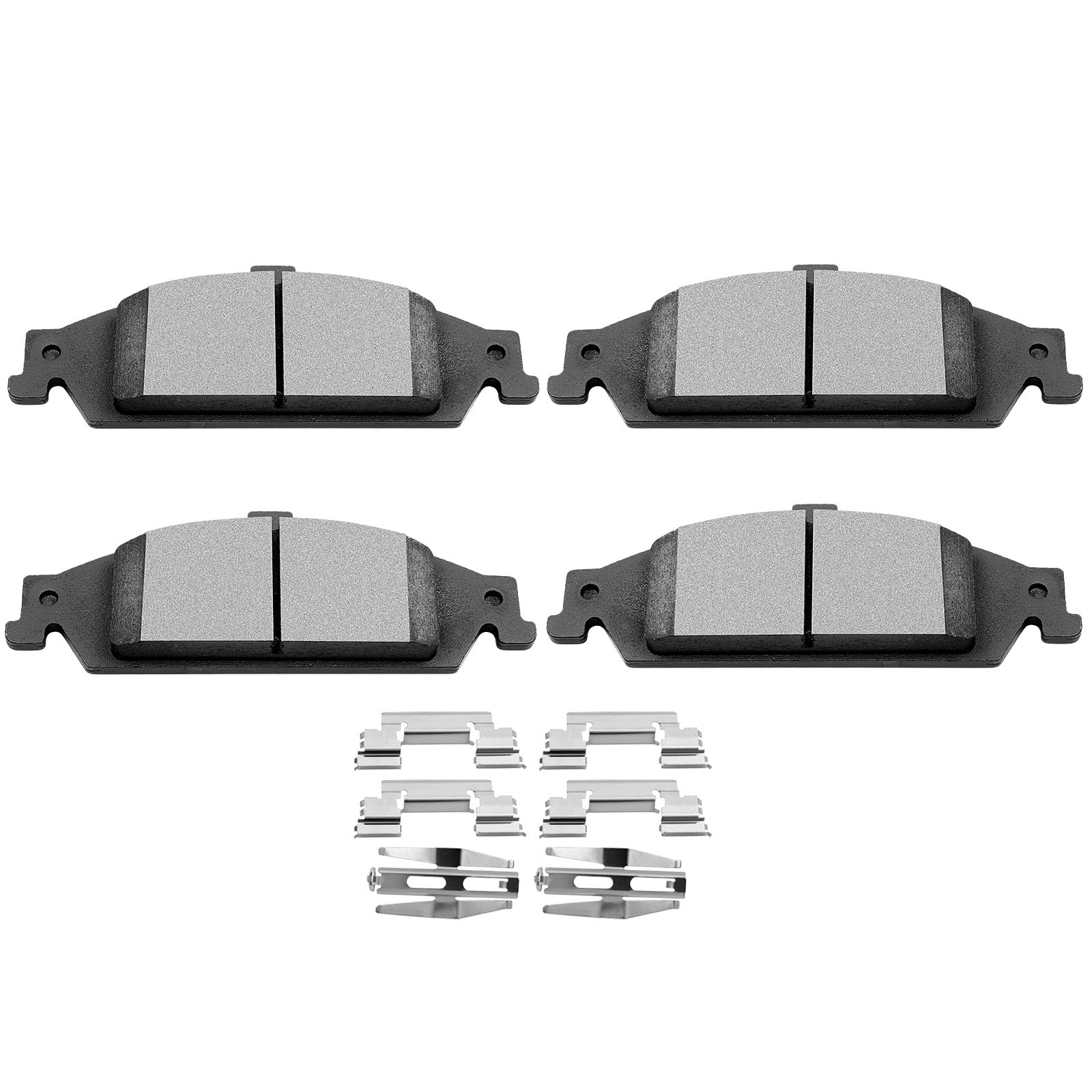 SCITOO D727 Front Ceramic Brake Pads Sets Fit For Chevy Classic 04-05,For Chevy For Malibu 1997-2003,For Oldsmobile Alero 1999-2004,For Oldsmobile Cutlass 1997-1999,For Pontiac Grand Am 1999-2005