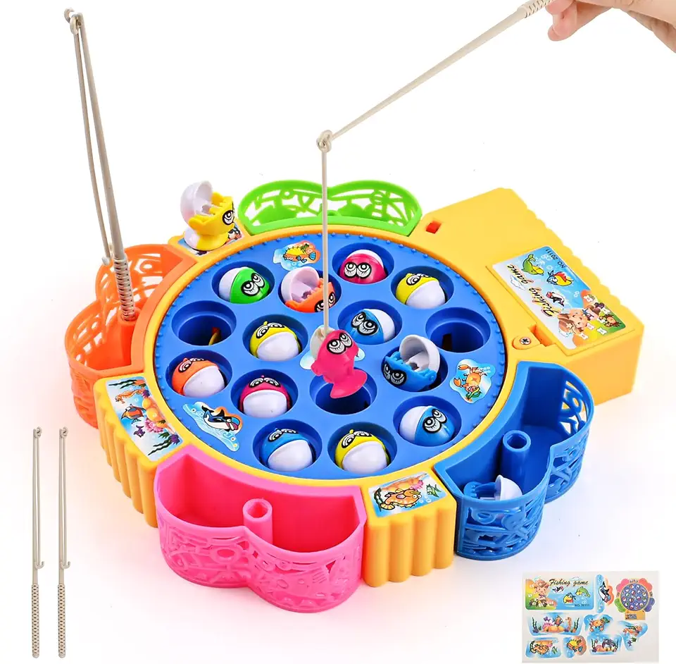 Elektriskt fiskespel för små barn