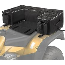 ATV Rear Rack Storage Bag for Kazuma Falcon 110 2005-2012, Large Capacity ATV Cargo Bag with Seat Cushion & Backrest 3 Compartments with Rain Cover Straps