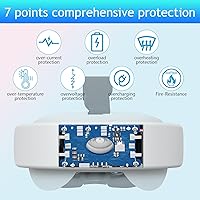 Vista 9 de Head Strap with Battery for MetaOculus Quest 3,6000mAh Fast Charging VR Power,Adjustable Elite Strap Replacement Accessories for OculusMeta Quest 3