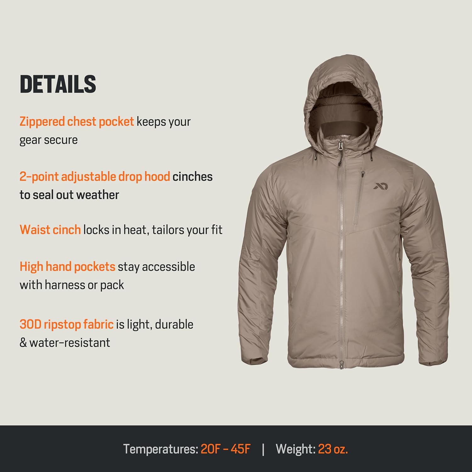 First Lite Men's North Range Puffy Jacket - Image 6