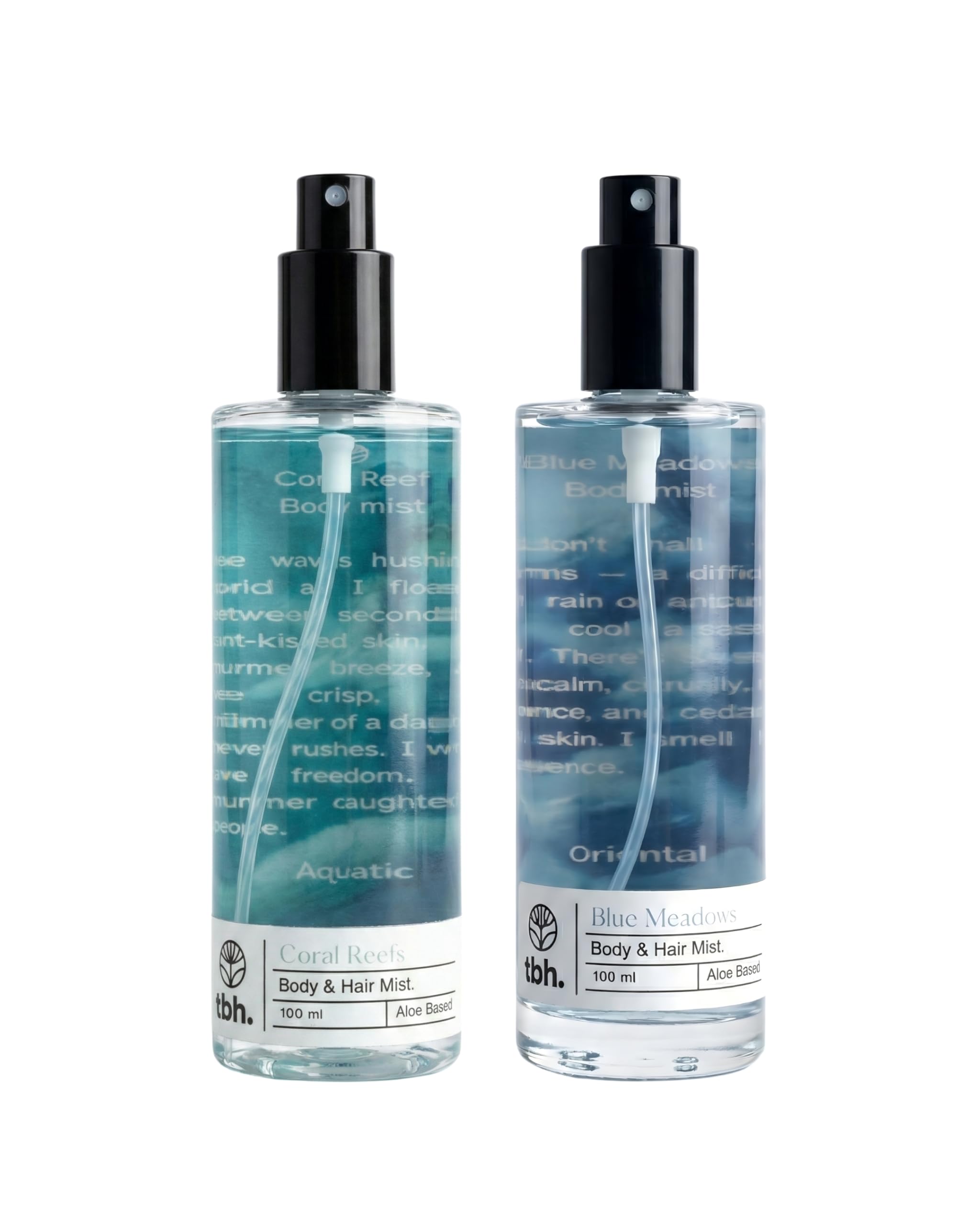 House of TBH Sophistication Combo | Blue Meadows + Coral Reefs Aloe Body Mist 100ml Each |Long Lasting Fresh Fragrance for Men & Women | Green Musc & Aquatic Citrus | Everyday Wear Premium Body Spray-image-31