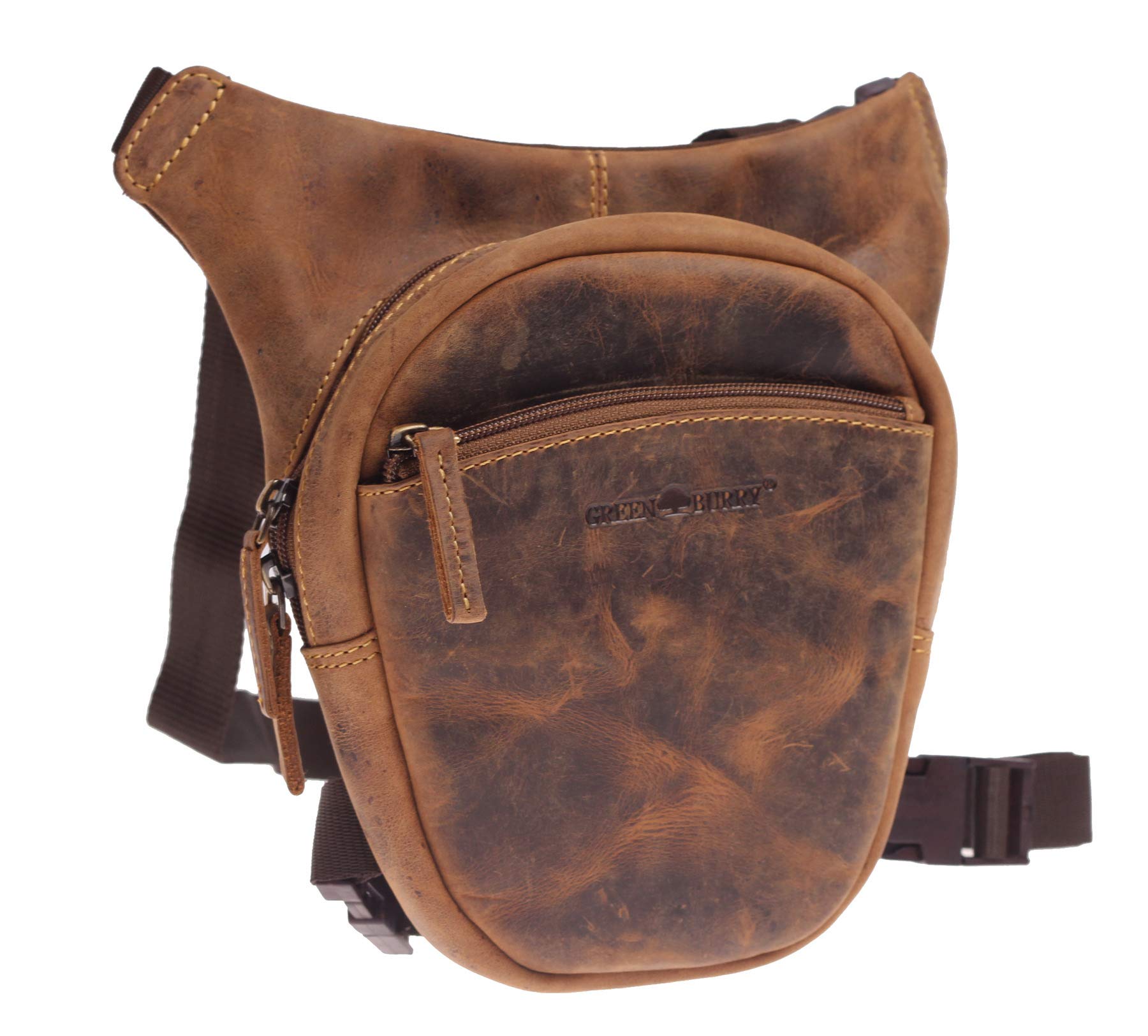 Greenburry Marsupio vintage in pelle 20 cm