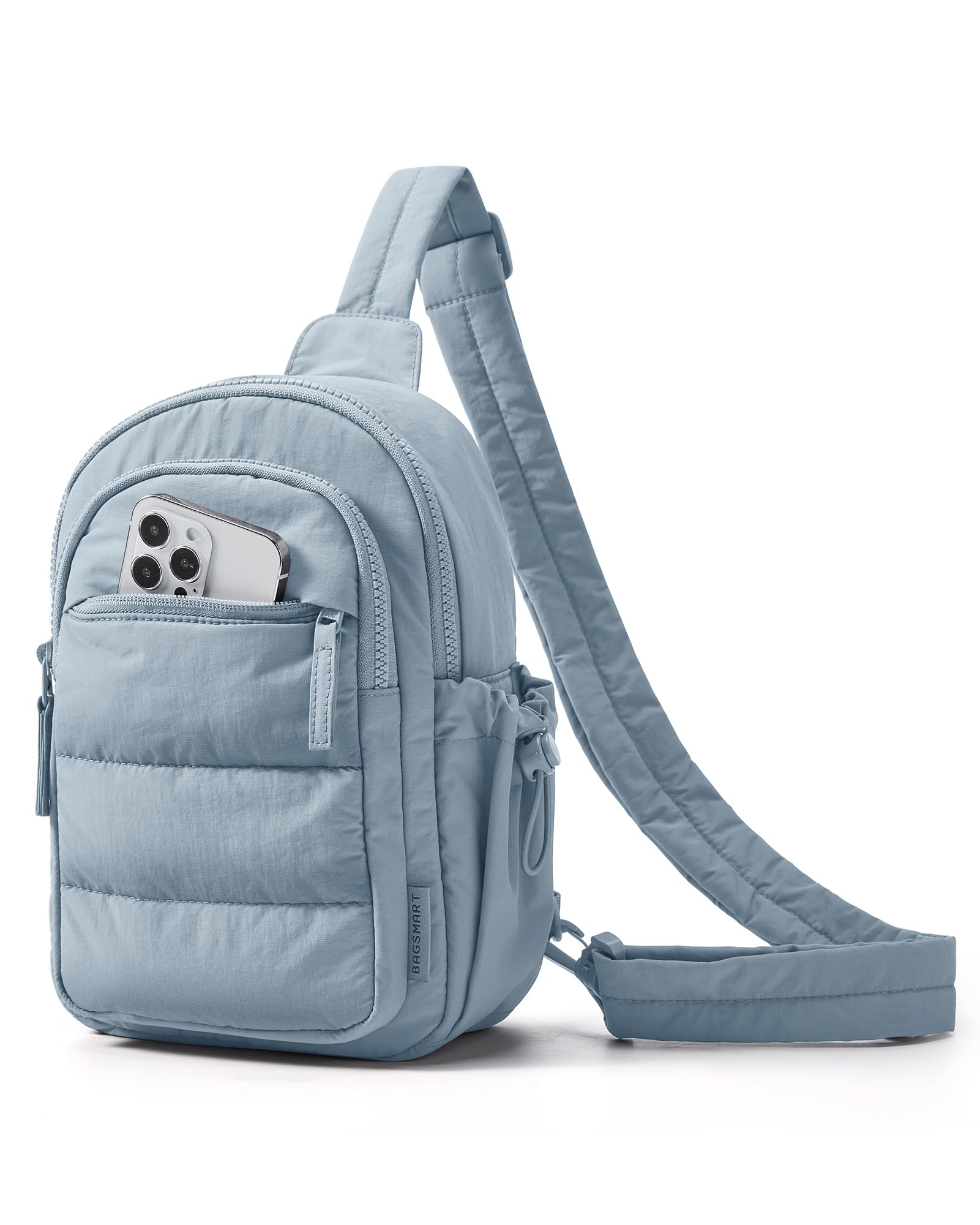 BAGSMART Small Sling Bag for Women, Puffer Crossbody Bag Hobo Handbag