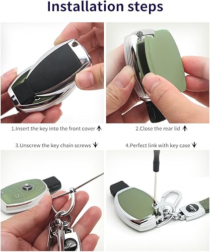 Miniatura 7 de Funda adecuada para llaves, funda avanzada de poliuretano termoplástico suave, compatible con llave remota inteligente (tipo A, funda para llave