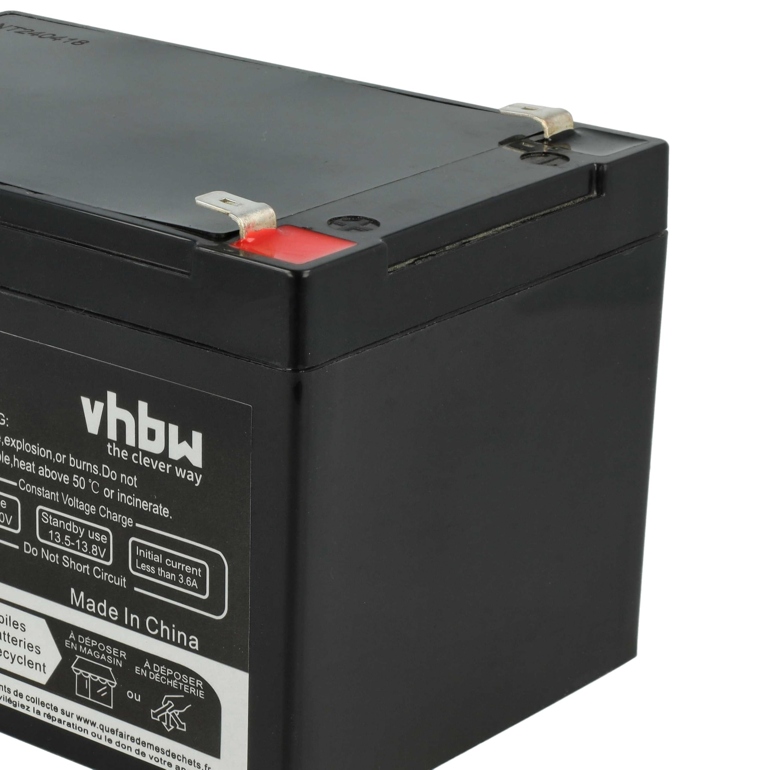 vhbw 1x batteria sostituisce APC RBC4, VISRBC4 per UPS (12Ah, 12V, AGM)